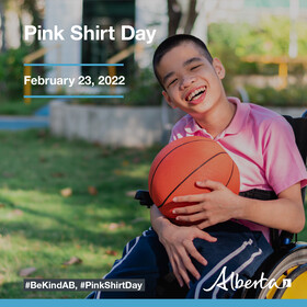 GNS: Pink Shirt Day 2022  Grande Yellowhead Public School Division